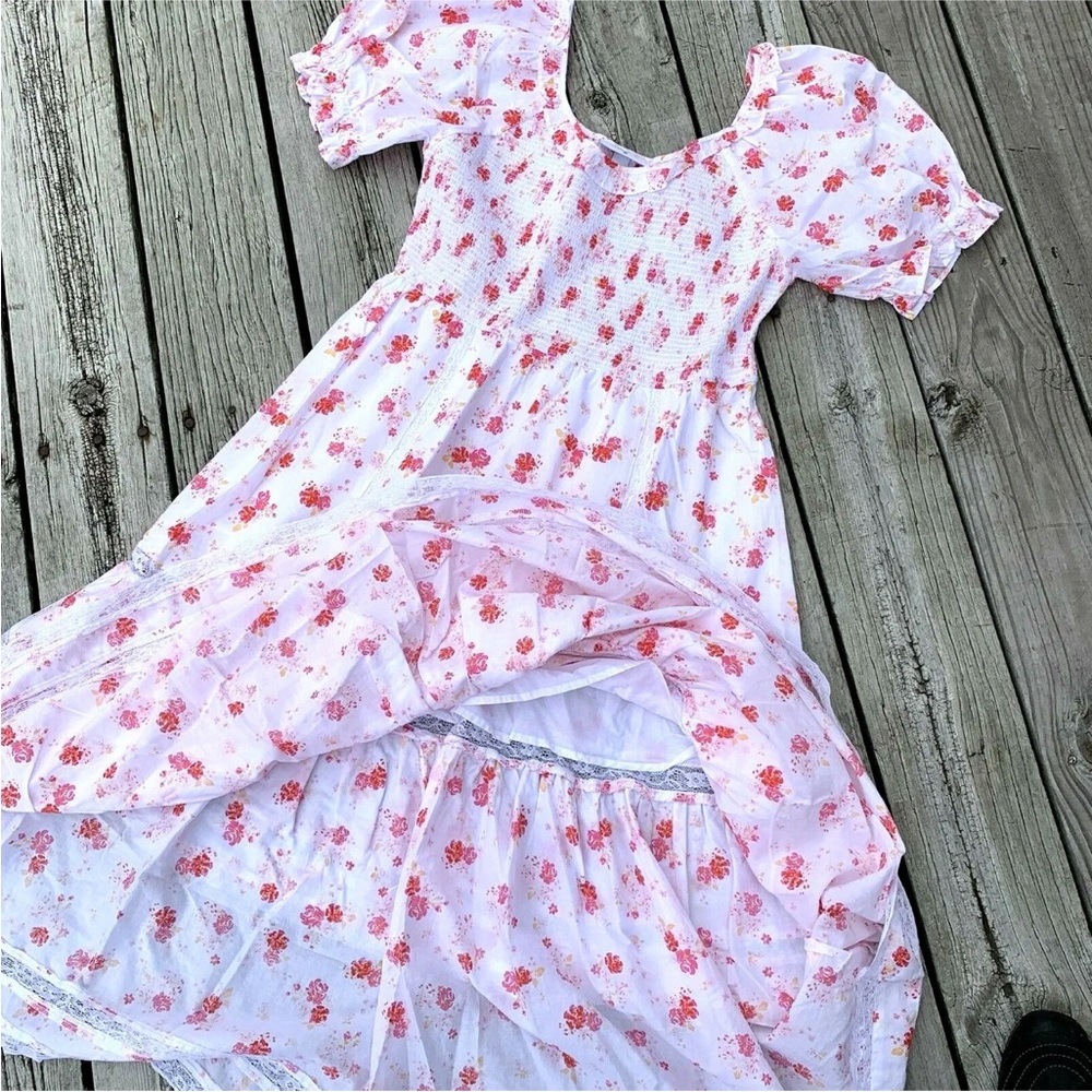 LoveShackFancy x Target Cosette midi dress in pink floral